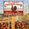 Personalized Farm Chicken Coop Rise And Shine Customized Metal Signs