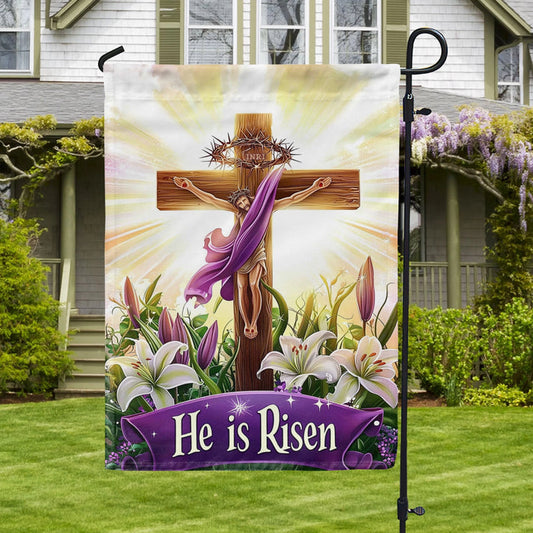 Uni Garden Flag 12" x 18" Lily of Faith