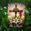 Uni Garden Flag 12" x 18" Cross of Resurrection