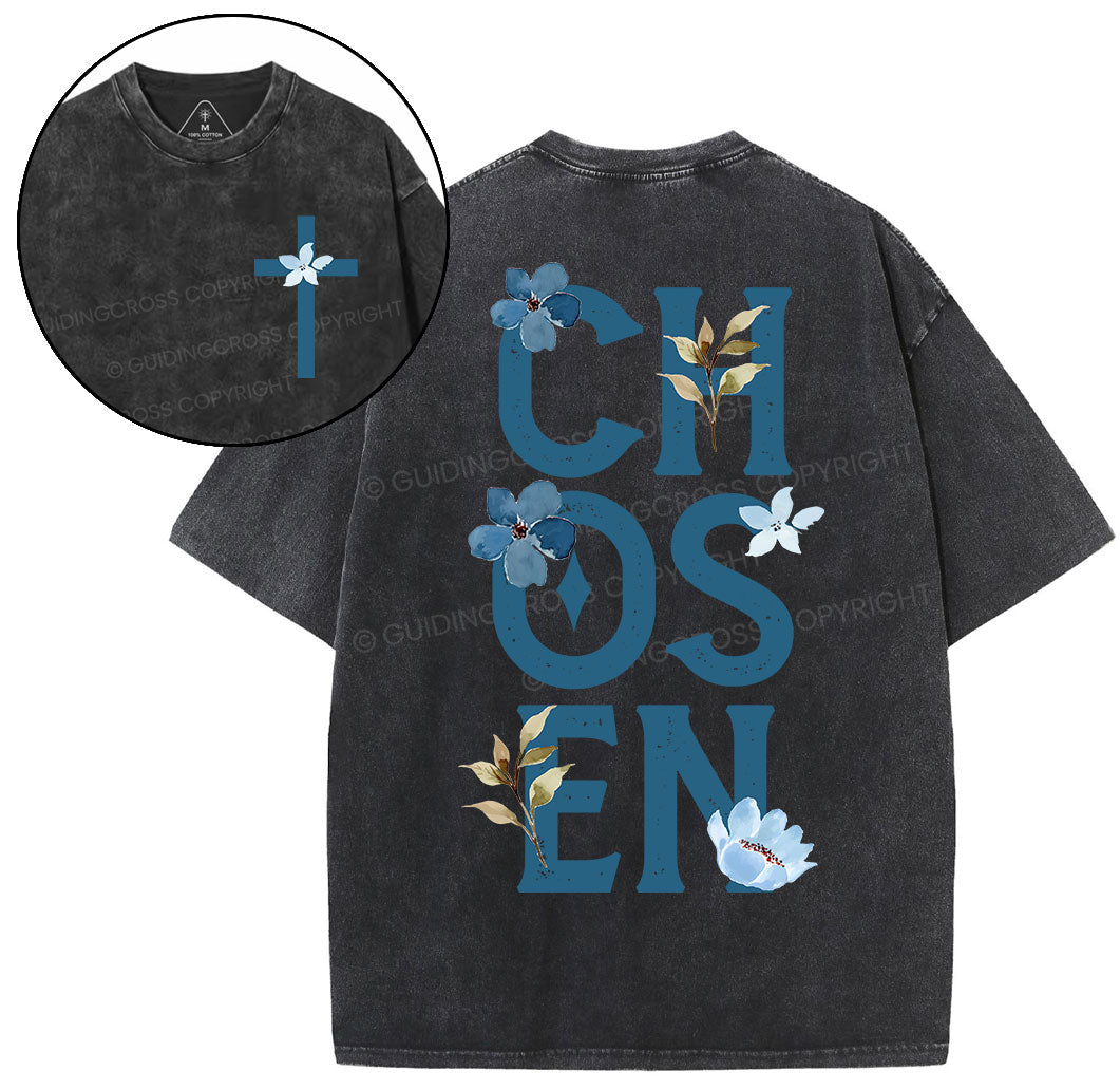 Chosen Christian Washed TShirt  
