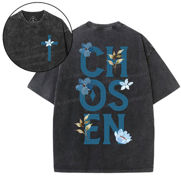 Chosen Christian Washed TShirt  