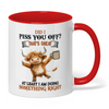 Uni Did I Piss You Off That's Great Cow Two Tone Mug