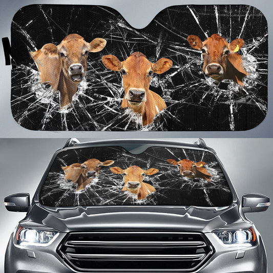 Uni Jersey Broken Glasses 3D Sun Shade