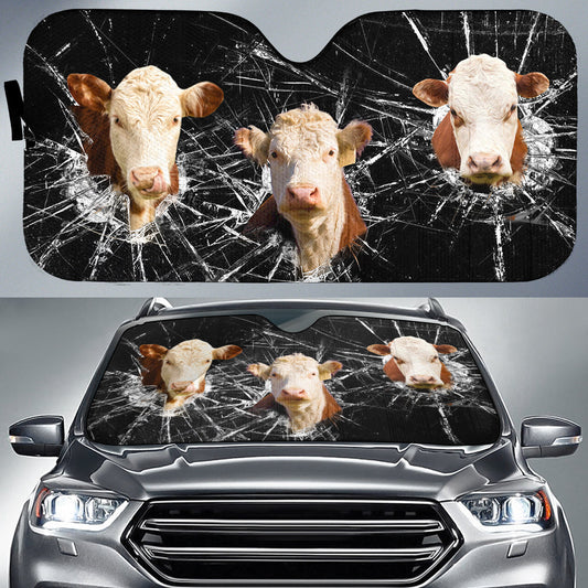Uni Hereford Broken Glasses 3D Sun Shade