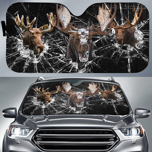 Uni Moose Broken Glasses 3D Sun Shade