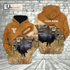 Uni Dexter Cattle Personalized Name Farming Life 3D Hoodie