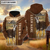 Uni Goat Personalized Name, Farm Name 3D Hoodie