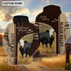 Uni Personalized Name Black Baldy Live Like Someone Left The Gate 3D Shirt