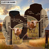 Uni Personalized Name Texas Longhorn Live Like Someone Left The Gate 3D Shirt