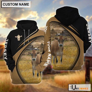 Uni Jersey Farming Life Personalized Name 3D Hoodie