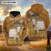 Uni Personalized Name Charolais Farming Life 3D Shirt