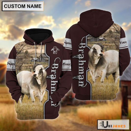 Uni Brahman Beautiful Farm Personalized Hoodie