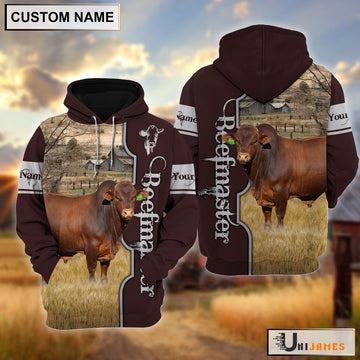 Uni Beefmaster Beautiful Farm Personalized Hoodie