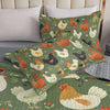 Uni All Season Quilt 3-Piece Set Chicken Cozy Coop Collection