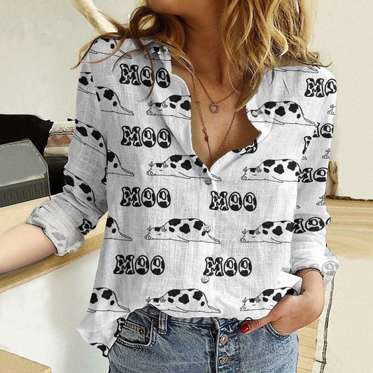 Unique Cow Moo Moo Casual Shirt