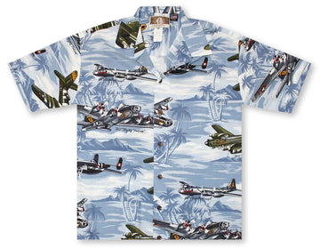 Uni Fight or Flight Blue Hawaiian Shirt Aloha Shirt Short Sleeve Shirt Vacation Hawaiian Outdoor Vacation Hawaiian Shirt