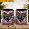 Uni Black Angus Couple Personalized Name Two Tone Mug