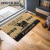 Uni Hereford Custom Farm Name Live Like Someone Left The Gate Open Coir Doormat