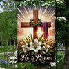 Uni Garden Flag 12" x 18" Cross of Resurrection