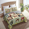 Uni All Season Quilt 3-Piece Set Cow Farm Friends