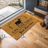 Uni Goat Life Is Better On The Farm Custom Name Coir Doormat