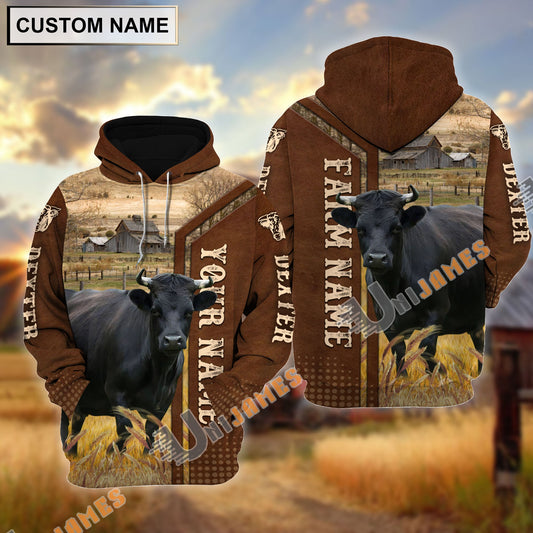 Uni Dexter Personalized Name, Farm Name 3D Hoodie