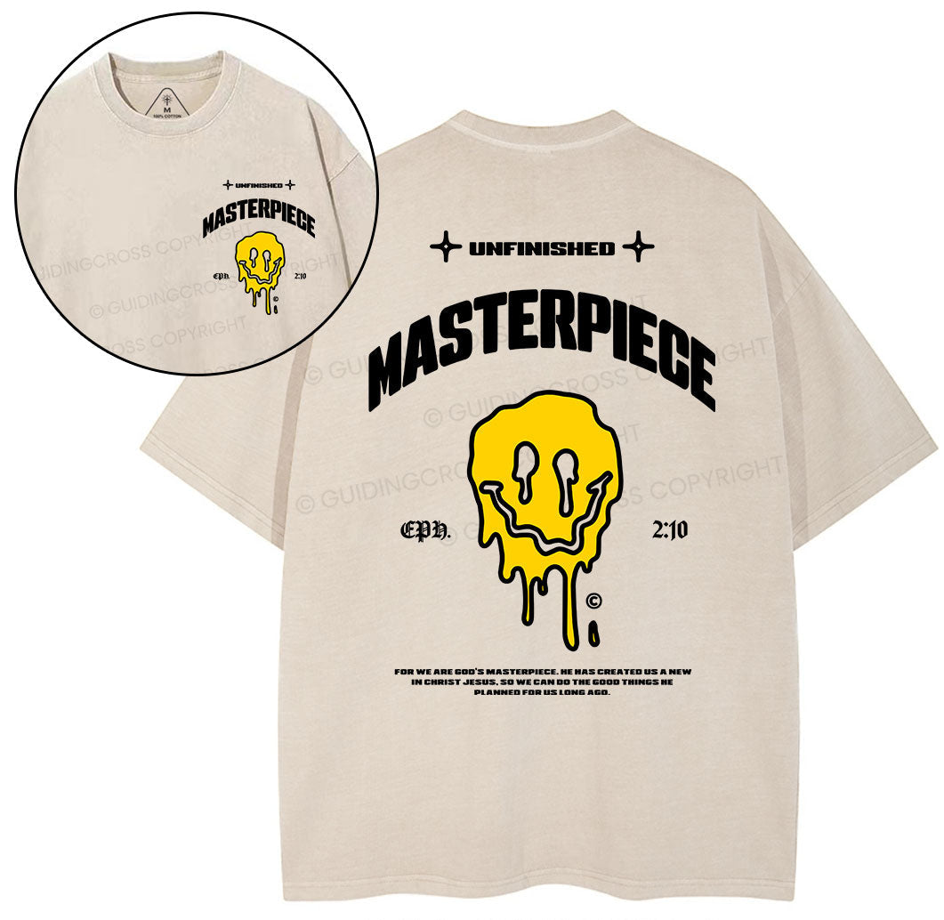 Masterpiece Christian Washed T-Shirt Sale - GuidingCross