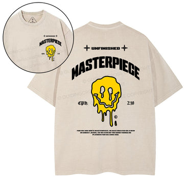 Masterpiece Christian Washed T-Shirt Sale - GuidingCross