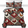 Uni All Season Quilt 3-Piece Set Chicken Beautiful