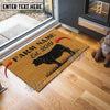 Uni Charolais Custom Farm Name Custom Year Coir Doormat