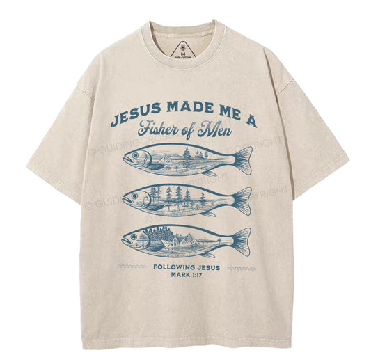 Fisher Of Men Christian Washed TShirt  