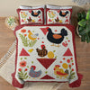 Uni All Season Quilt 3-Piece Set Chicken Mom