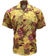 Uni Golden Tropics Aloha Shirt Short Sleeve Shirt Vacation Hawaiian Outdoor Vacation