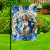 Uni Garden Flag 12" x 18" - Peaceful Virgin Mary Roses