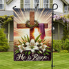 Uni Garden Flag 12" x 18" Cross of Resurrection