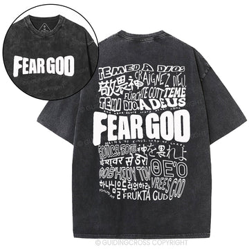 Fear god Christian Washed T-Shirt Sale - GuidingCross