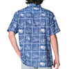 UniJames Men's Linen Effect Button Down USA Shirt