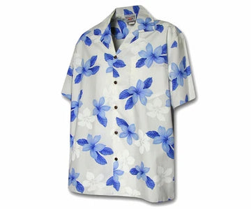 Uni Island Prince Blue Boy's   Aloha Shirt Short Sleeve Shirt Vacation Hawaiian Outdoor Vacation
