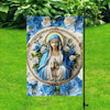Uni Garden Flag 12" x 18" - Peaceful Virgin Mary Roses