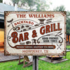 Personalized Grilling Proudly Serving You Bring Customized Classic Metal Signs