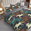 Uni All Season Quilt 3-Piece Set Horse Flower