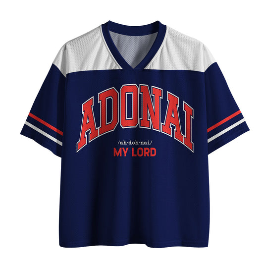 UniJames ADONAI Christian Navy Mesh Jersey