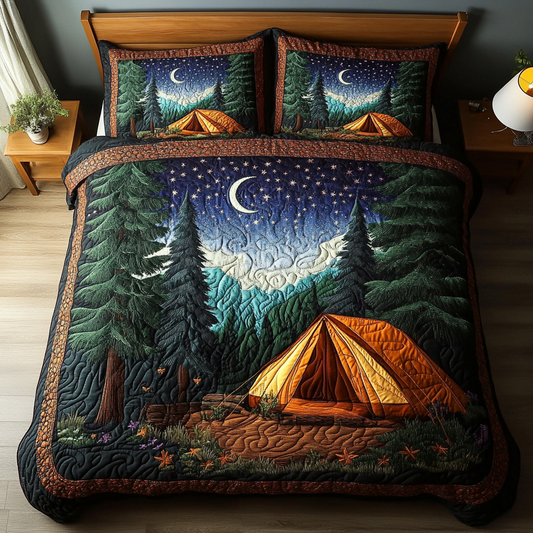 Adventure Awaits 3-Piece Quilted Bedding Set NCU0DK7077