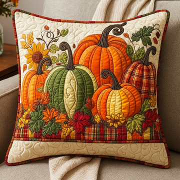 Amber Fall Glow Quilted Pillow Case NCU0NT8839