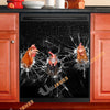 Uni Chicken Broken Glasses Dishwasher Door Cover