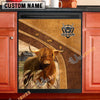 Uni Highland Brown Custom Name Dishwasher Door Cover