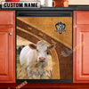 Uni Charolais Brown Custom Name Dishwasher Door Cover