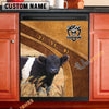 Uni Belted Galloway Brown Custom Name Dishwasher Door Cover