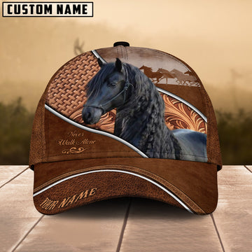 Uni Friesian Never Walk Alone Personalized Name Cap