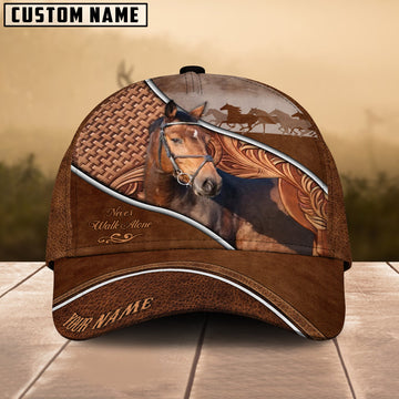 Uni Warmblood Never Walk Alone Personalized Name Cap